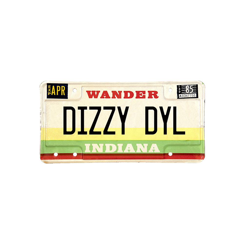 LICENSE PLATE STICKER