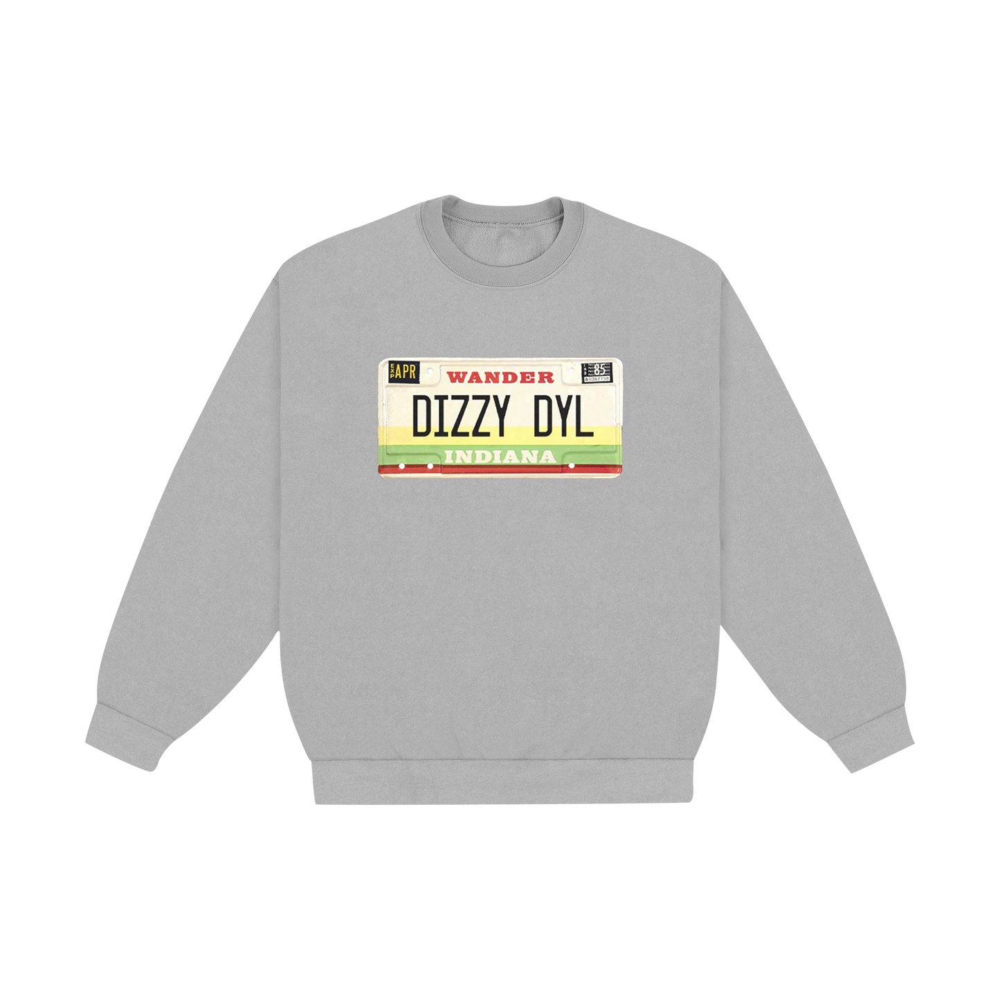 LICENSE PLATE CREWNECK